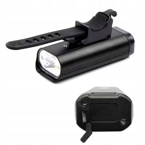 LAMPKA ROWEROWA PRZÓD I TYŁ ULTRA MOCNA AKUMULATOROWA ŁAD USB ZESTAW METAL na Arena.pl