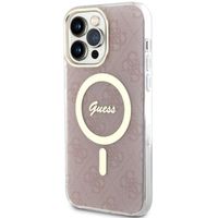 guess guhmp14xh4stp iphone 14 pro max6.7 różowy/pink hardcase 4g