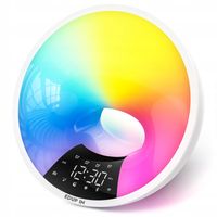 Lampa lampka nocna dzienna RGB A90s wybudzanie Bluetooth Radio Alexa Google