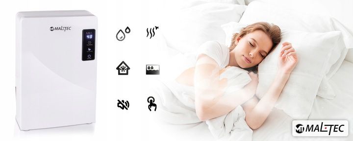 OSUSZACZ POWIETRZA POCHŁANIACZ WILGOCI DUŻY CICHY MOCNY 2200ML 90W zdjęcie 7