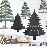 Naklejki Tablicowe Świerki T20