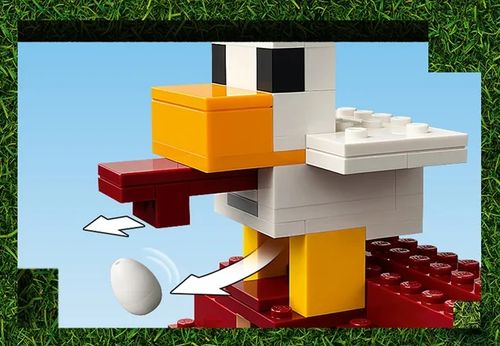21273 - lego minecraft - atak balonowego ghasta na wioskę na Arena.pl