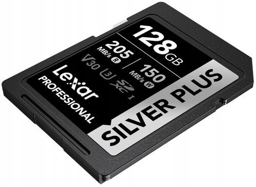 Karta SD Lexar 128GB Silver Plus SDXC UHS-I U3 V30 na Arena.pl