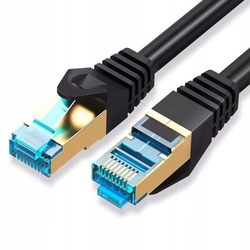 KABEL SIECIOWY LAN PATCHCORD ZŁOTY MIEDŹ + SFTP CAT7 ROUTER kat 7 RJ45 20M na Arena.pl