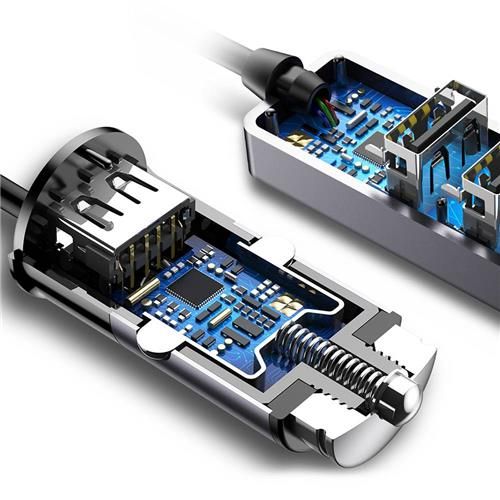 ŁADOWARKA SAMOCHODOWA BASEUS ENJOY TOGETHER 4X USB na Arena.pl