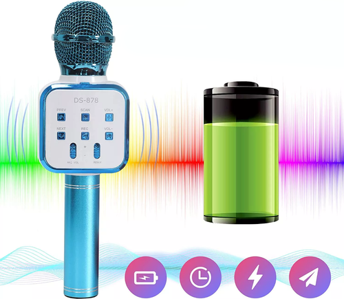 BEZPRZEWODOWY MIKROFON KARAOKE MODULACJA GŁOSU na Arena.pl