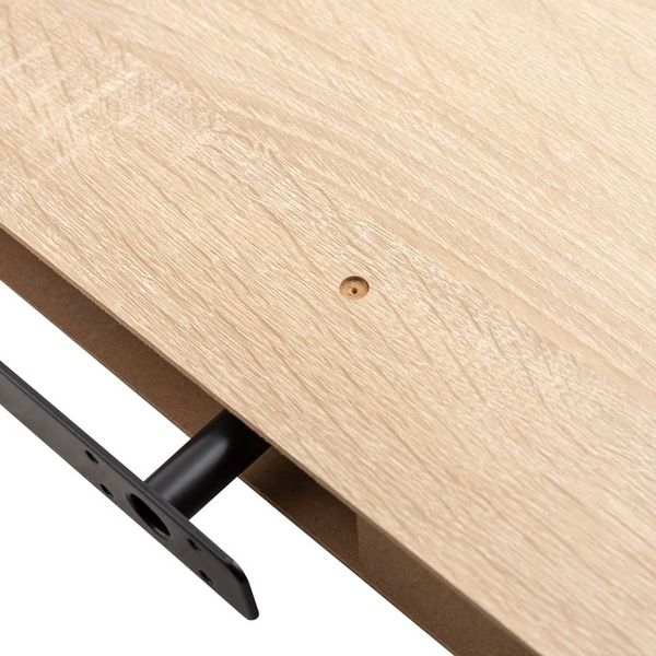 Półka ścienna samowisząca - FS 118x23 Dąb sonoma zdjęcie 2