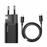 Baseus Super Si Sets szybka ładowarka PD USB-C 25W + kabel USB-C