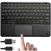 Klawiatura Bezprzewodowa z touchpadem Bluetooth touchpad do PC TV tabletu U