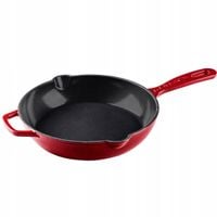 Patelnia żeliwna GERLACH Natur Iron 28 cm Bordowy