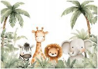 Fototapeta Na Flizelinie Dla Dzieci Zwierzęta 400x280