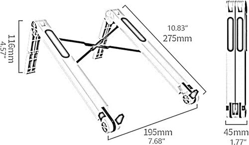 Podstawka regulowana pod Laptopa Czarna na Arena.pl