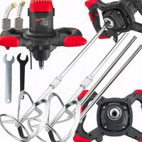 Mieszadło ELEKTRYCZNE do Kleju Farb Betonu 2650W 2X MIESZALNIK +