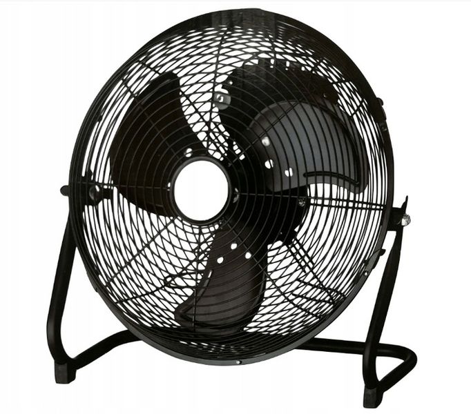 CYRKULATOR WENTYLATOR PODŁOGOWY RETRO 40CM QUIGG CZARNY zdjęcie 1