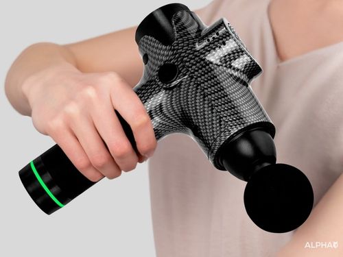 Pistolet do Masażu Alpha Massage Gun Pro - Masażer do Pleców, Ciała i Stóp na Arena.pl