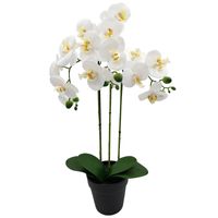 STORCZYK W DONICZCE BIAŁY SZTUCZNY STORCZYK WYSOKI 70 cm ORCHIDEA DEKORACJA