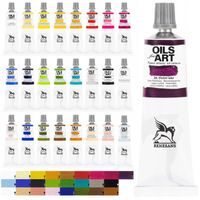 2 x Zestaw 25 farb olejnych OILS FOR ART Renesans artystyczne tubki mix 25x