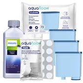 3x Filtr do wody do ekspresu Philips Saeco + Odkamieniacz 250ml +