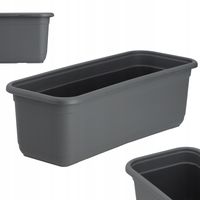 KADAX Doniczka Skrzynka Balkonowa 40cm Antracyt