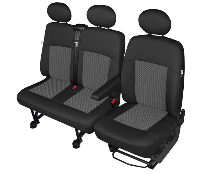 Welurowe pokrowce 3 osoby Mercedes Sprinter 1995-2000 zdjęcie 1