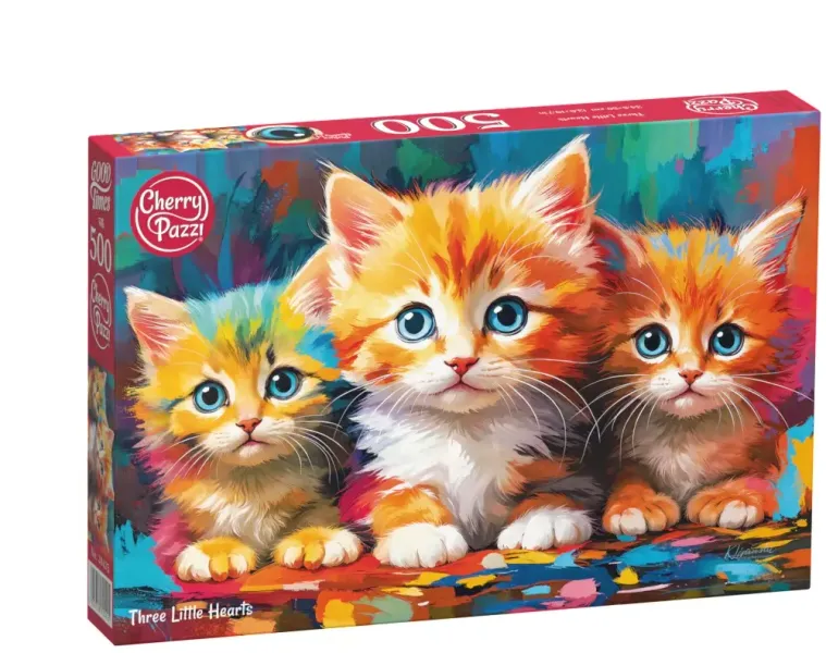 Puzzle 500 CherryPazzi Three Little Hearts 20425 zdjęcie 1