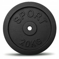 Talerz żeliwny obciążenie żeliwne 20kg krążek 28mm