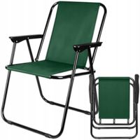 KRZESŁO SKŁADANE OGRODOWE WĘDKARSKIE TURYSTYCZNE FOTEL ROZKŁADANY NA RYBY