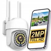 KAMERA IP WIFI SMART ZEWNĘTRZNA OBROTOWA FULLHD 1080p DETEKCJA ZOOM 2MPX