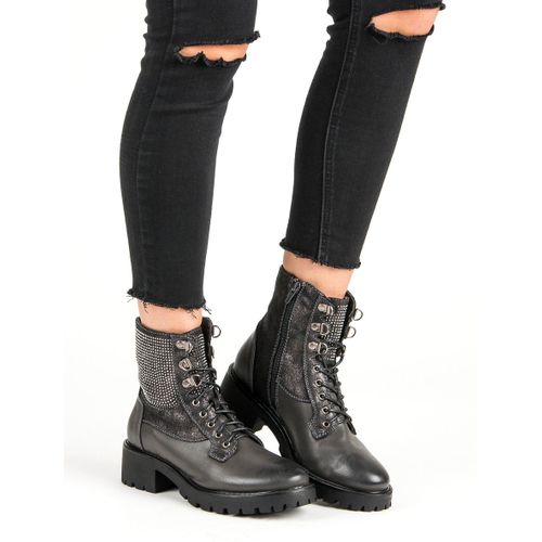 Sznurowane Workery Na Platformie r.38 na Arena.pl