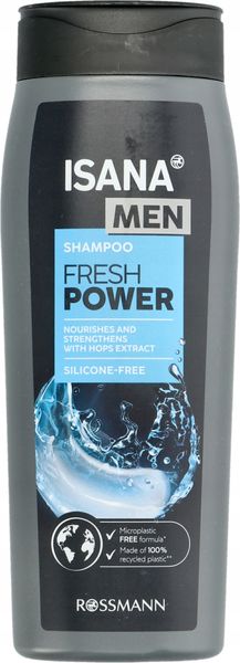 ISANA MEN EXTRA POWER SZAMPON DO WŁOSÓW NORMALNYCH zdjęcie 1
