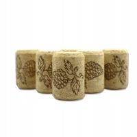 ZESTAW 50x AGLOMEROWANE KORKI do WINA LIKIER NALEWKI do BUTELEK na WINO