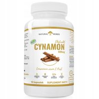 Cynamon Cejloński Ekstarkt 600mg Cukier Glukoza 90