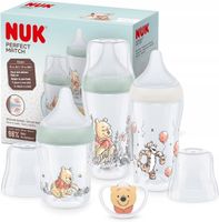 NUK PERFECT MATCH ZESTAW 3 BUTELEK + SMOCZEK USPOKAJACY STARTOWY DISNEY
