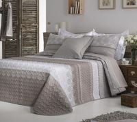 Poszewka na kołdrę MARBLE beżowo-szara 140x200cm