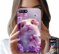 ETUI DO HUAWEI Y6 2018 - SŁODKI CHOMIK, GRYZONIE WZORY DLA DZIECI