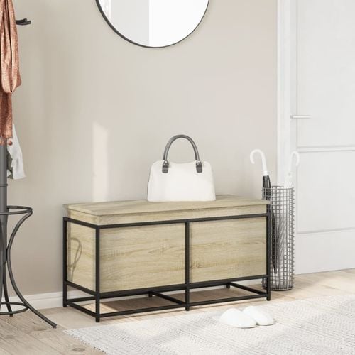 Skrzynia z pokrywą, dąb sonoma, 100x40x51,5 cm na Arena.pl