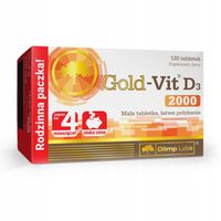 OLIMP GOLD-VIT D3 2000 120tab WITAMINA D3 ODPORNOŚĆ KOŚCI 120 PORCJI