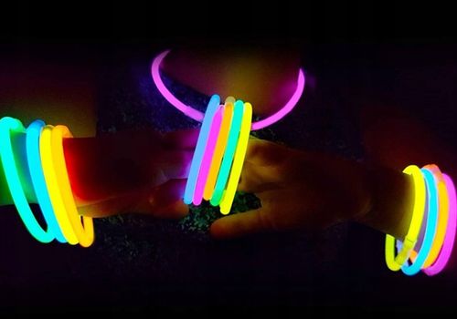 Pałeczki fluorescencyjne dla dzieci 50 szt. opaski na imprezę na Arena.pl
