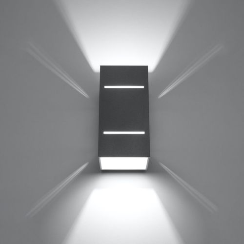 Kinkiet BLOCCO szary na Arena.pl