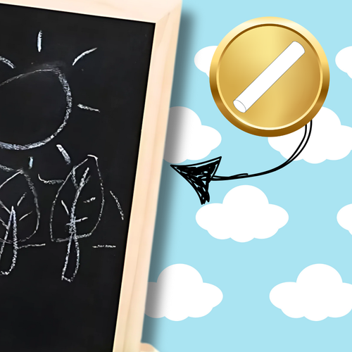 tablica magnetyczna suchościeralna kredowa farma dla dzieci pudełko j na Arena.pl