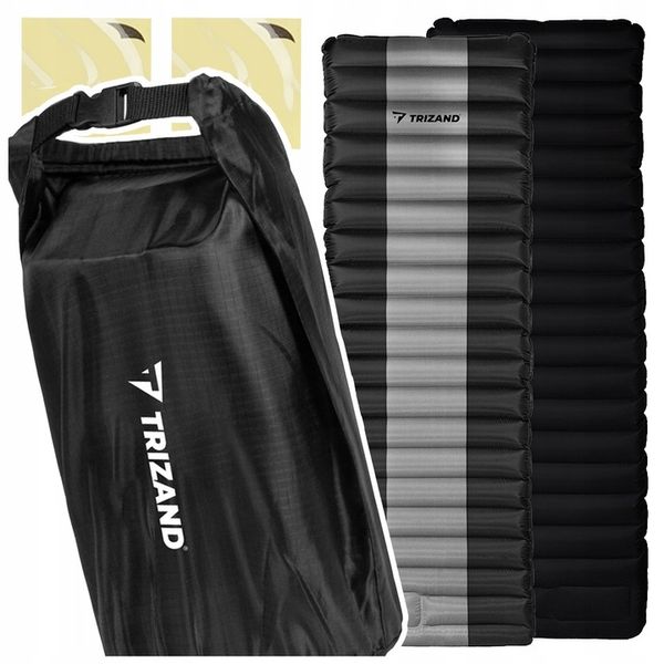 MATERAC DMUCHANY TURYSTYCZNY DO NAMIOTU ZWIJANY MOCNY + WBUDOWANA POMPKA zdjęcie 6