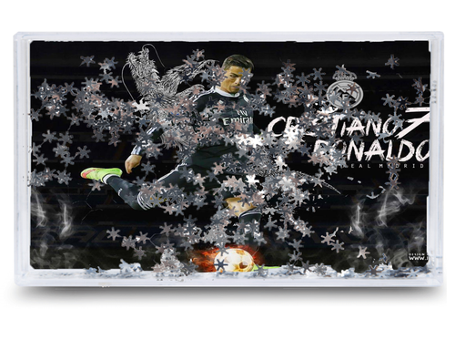 Akwarium - Ramka wodna 3D - Cristiano Ronaldo na Arena.pl