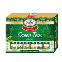 Kolekcja herbat zielonych GREEN TEAS bombonierka 30 torebek / MALWA