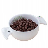 Miska gracza PAD kubek na płatki joystick BIAŁY