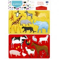 szablon animals 225x130 2szt stk pbh 2095