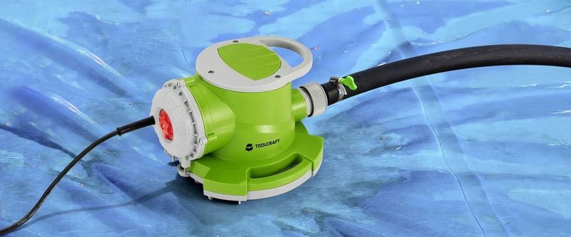 Pompa ZANURZENIOWA zasysająca do BASENU 400 W 7000 l/h TOOLCRAFT zdjęcie 7