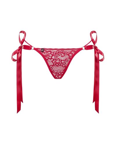 Lovlea stringi czerwone - Obsessive S/M na Arena.pl