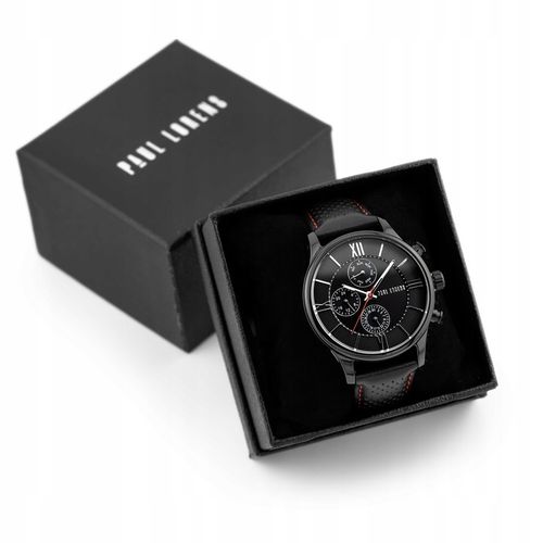 ZEGAREK MĘSKI PAUL LORENS EXCLUSIVE +GRAWER CHRONOGRAF KOMPLET na Arena.pl