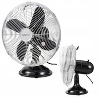Wentylator stołowy REGULACJA 3 prędkości OSCYLACJA 4 Łopatki 40 W Sygonix