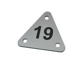 Numer numerek na wieszak szatniowy grawerowany 6x6cm 10szt.
